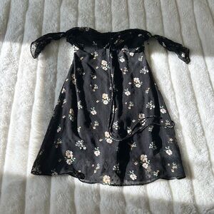 Urban Outfitters Off The Shoulder Mini Dress